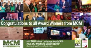 MCM Congratulations to BALI Award Winners 2020