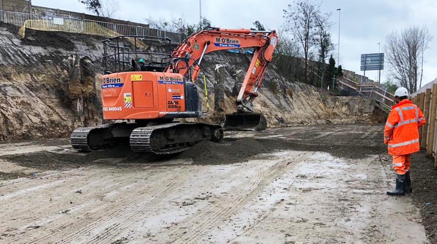 MCM HBM Hydraulically Bound Material road surfacing