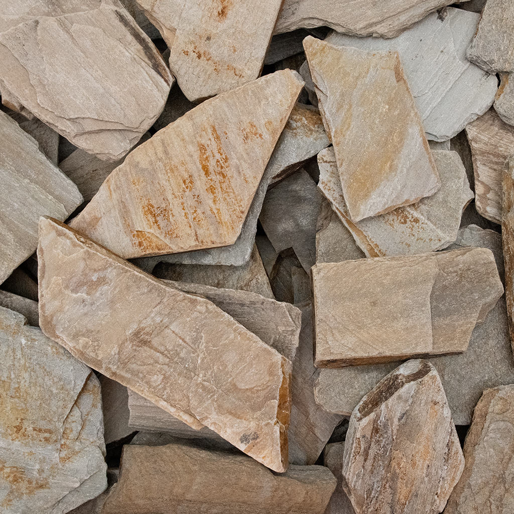 Tumbled sandstone