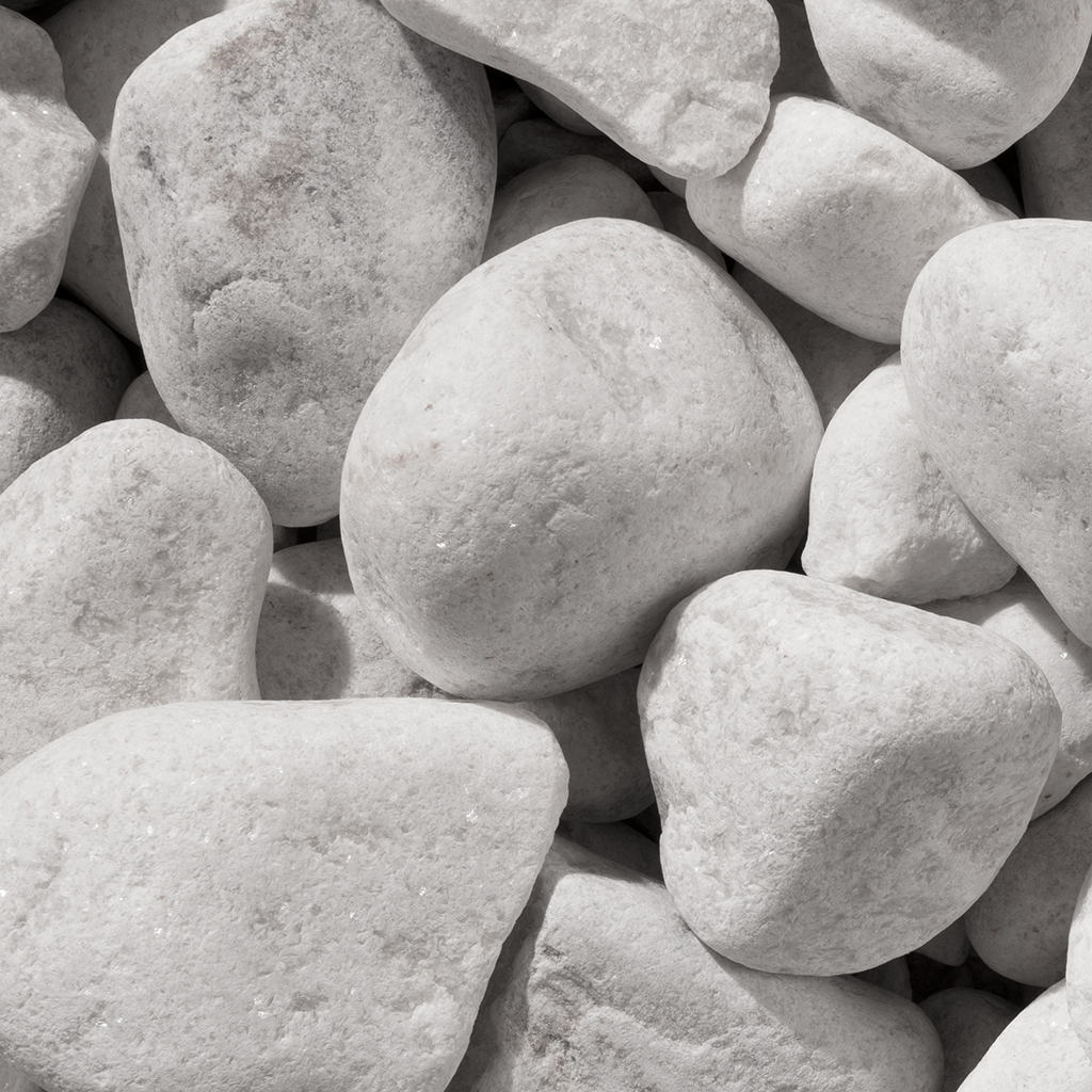 White cobbles