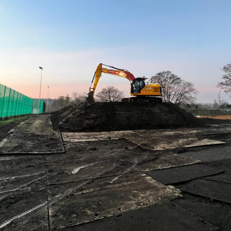 Reusing topsoil at Burgess Park