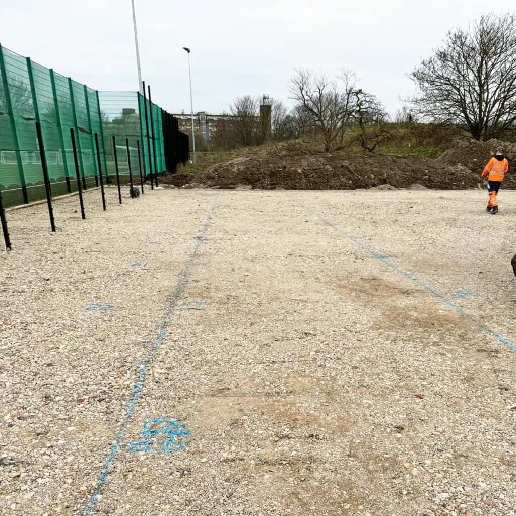 Pitch Construction Burgess Park